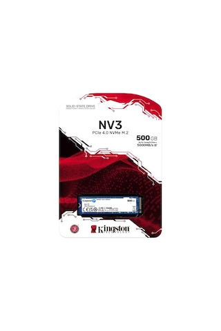 Kıngston SNV3S/500G 500 GB NV3 M.2 2280 PCIe 4.0 NVMe SSD