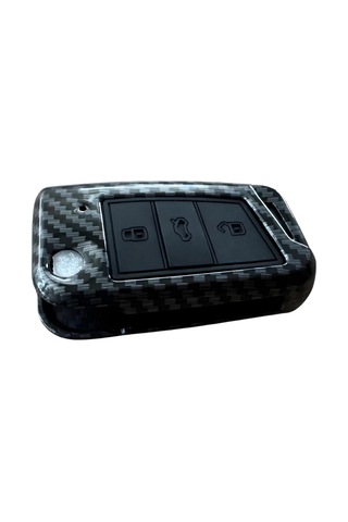 Autohan Keys Lüks Karbon Anahtar Koruma Kılıfı Volkswagen Golf 7,