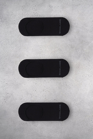 Molımo Erkek Organik Pamuklu 3 Lü Paket Siyah Çorap