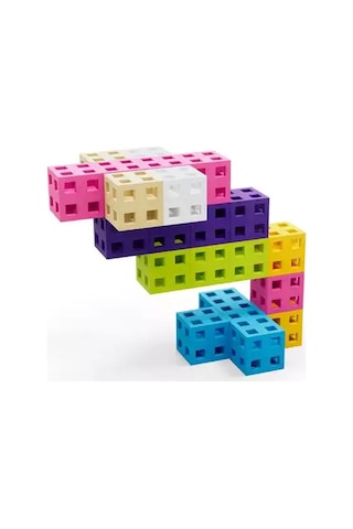 Meli Cube Pink 100 Parça Blok Seti 50811