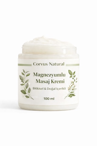 Corvus Natural Magnezyumlu Masaj Kremi 100 ML