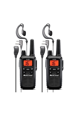 Midland G5 Pro Pmr446 El Telsizi 2& Amp 39 Li Set 16 Kanal Vox Kulaklık