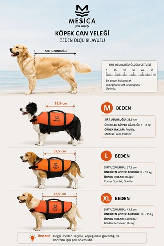 Köpek Can Yeleği Pawsaver Kolay Kaldırma Tutamaklı