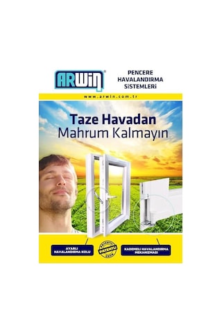 Arwin Kapı Pencere Kademeli Havalandırma Kolu Sağ Açılım