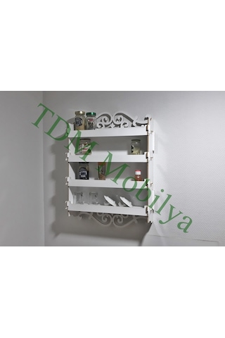 Çok Amaçlı Dolap,Dekoratif Ahşap Raf Kiler Tdm Dolap-44404
