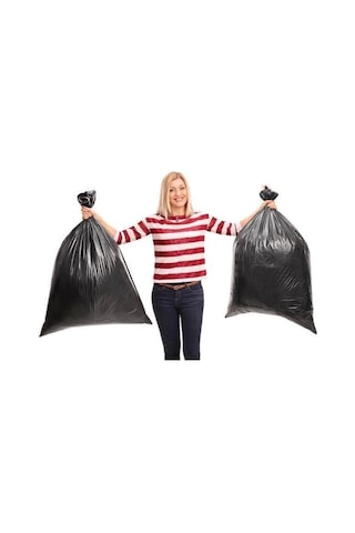 Jumbo Boy Rulo Çöp Poşeti 80x110 Cm Çöp Torbası 10lu 5 Paket 50 Adet
