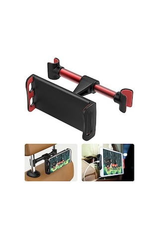 Ally Chz-04 Araç Arka Koltuk Tablet Ve Telefon Tutucu Siyah 12,9 İnç'e Kadar - Mh-hs5827182348
