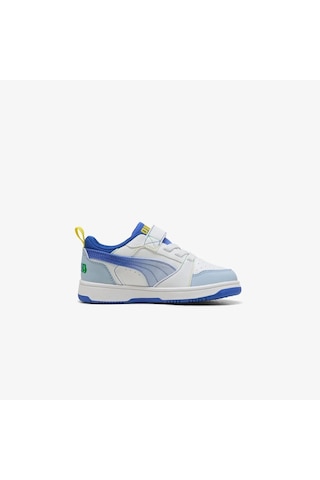 Puma Rebound V6 Locomeon Ac+ps Çocuk Ayakkabı Beyaz