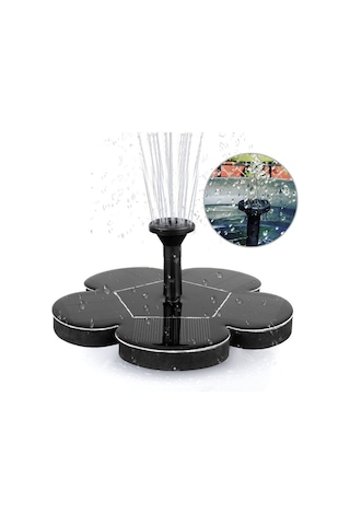 Güneş Enerjisi Minyatür Çeşme Fırçasız Su Pompası Dprinkler Bahçe Dekorasyonunun Dış Püskürtme Siyah , Boyut:güneş Su Pompası Dprinkler