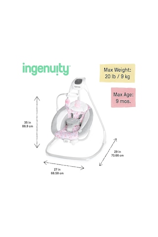 Ingenuity Simple Comfort Cassidy Dönenceli Salıncak Ve Ev Tipi Ana Kucağı