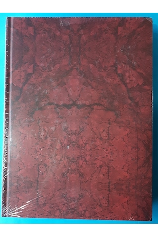 Defter Kareli 400 Yaprak 20x28 Ebat Sert Kapak Cilt Mermer Desen
