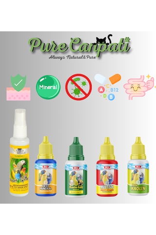 Purecanpati Tam Kuş Vitamin Ve Bakım Seti Muhabbet Paraket Kanarya