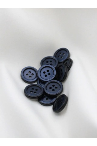 The New Button Tek Renkli Dekoratif Düğmeler 11 Mm 12 Adet 280416177