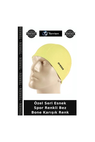 Terrien Özel Seri Esnek Spor Renkli Bez Bone Karışık Renk Çok Renkli