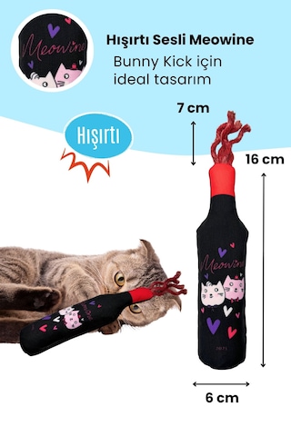 Miyav Meowine Catnipli Peluş Kedi Oyuncağı