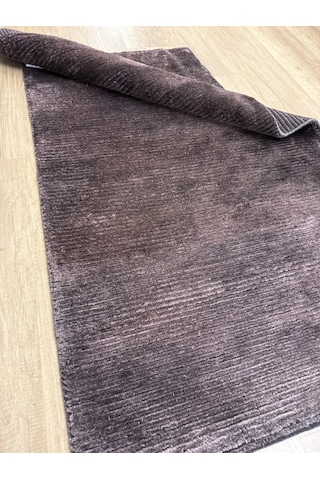 Eko Halı Siena Dye Dark Brown El Dokuma Yolluk Kahverengi
