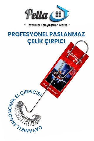 Paslanmaz Dayanıklı Çelik El Çırpıcısı Beyaz - Gümüş