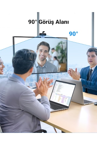 Ugreen Full Hd 1080p Webcam Çift Mikrofonlu, Net Görüntü, Otomatik Işık Ayarı, Gizlilik Kapaklı, 15728