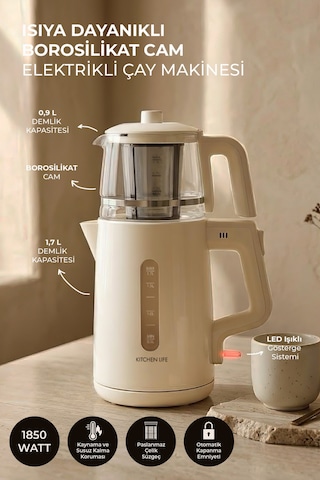 Kitchen Life MCH0012968 Demzade Elektrikli Çay Makinesi