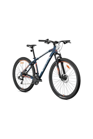 Kron Xc 75 - 27.5" Mtb - 17' - 21 Vites - M.disc - Mat Koyu Lacivert/bej-neon Turuncu Mat Lacivert Bej Neon Turuncu