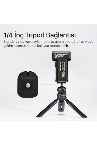 Nitecore CW20 Turbo Jet Fan 100W Şarjlı Güçlü Hava Üfleyici