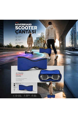 Orijinal Hoverboard Elektrikli Kaykay Taşıma Çantası Yüksek Kalite Çanta Kılıf 6.5 İnch Lacivert