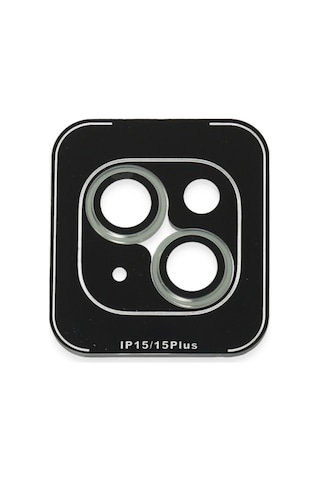 Joko Apple iPhone Uyumlu 15 Pvd Metal Kamera Lens - Açık Yeşil