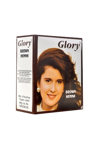 Glory Glory Kahverengi Hint Kınası (Brown Henna) 10 Gr Paket