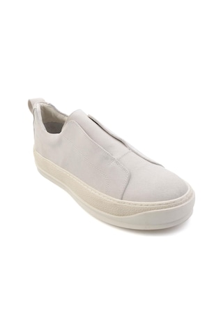 Bambi Beyaz Hakiki Deri Erkek Sneaker E01549000402