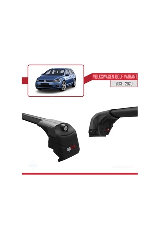 Volkswagen Golf Varıant Mk7-5g 2013-2020 Arası İle Uyumlu Ace-2 Ara Atkı Tavan Barı Siyah