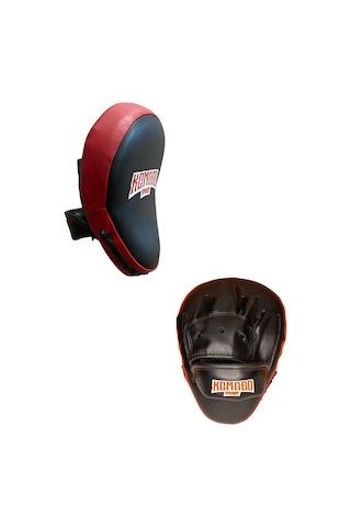Komodo Sportboks & Kick Boks Antrenman Çalışma Lapası Siyah - Kırmızı