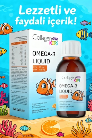 Collagen Forte Omega-3 Kids Liquid 150 ML