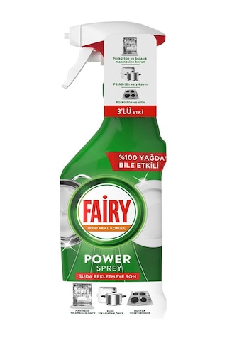 Power Sprey 3 Ü 1 Arada Bulaşık Ve Mutfak Portakal Kokulu 500 Ml