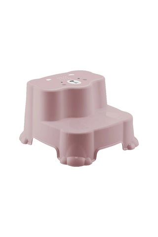 Pembe Desenli Katlı Çocuk Basamağı Çok Renkli