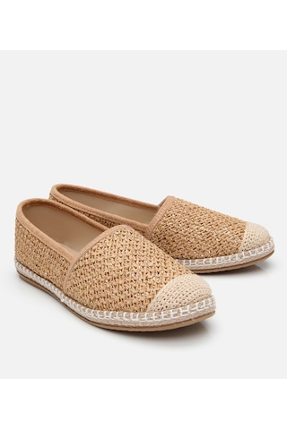 Hotiç Kadın Süet Vizon Hasır Detaylı Espadril 01ayy306130a450 Vizon