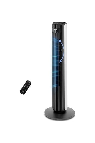 Levoit Kule Vantilatör İçin Yatak Odası, 7,5 M/s, 23 W, 25 Db Sessiz Sütun, Uzaktan Kumandalı, 12 Hız Kademesi, 4