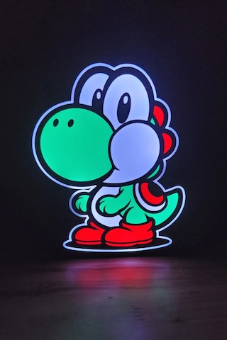 Yoshi Dekoratif Aydınlatma Led Gece Lambası Çok Renkli