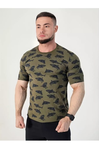 Paul&shark Düz Renk Pamuklu Temel Tişört 253875396 Khakı