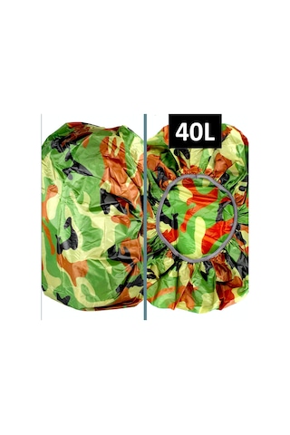 Omeniv 40lt Camo Sırt Çantası Kılıf Toz Yağmur Kılıfı Örtüsü Kamp
