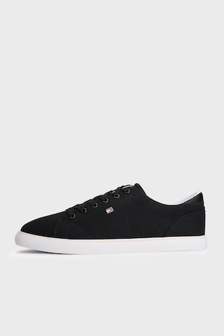 Tommy Hilfiger Logolu Sneaker Ayakkabı Bayan Ayakkabı Fw0fw09102 Bds Siyah
