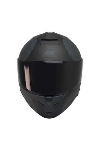 Mts Full Face Double Güneş Vizörlü Ece 22.06R Motosiklet Kaskı - Gri