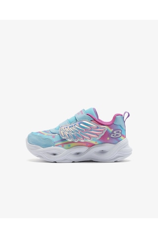 Skechers Twisty Glow Küçük Kız Çocuk Mavi Spor Ayakkabı 303718n Tqmt Mavi