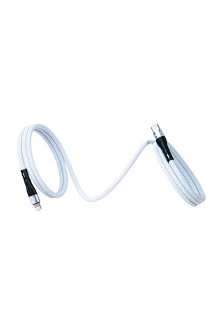 Ks-cl01 Beyaz Manyetik Usb-c-lightning Kablosu 1 M, Süper Hızlı Şarj