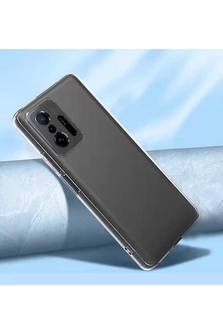 Xiaomi Mi 11T Pro 5G Kılıf Lüx Şeffaf Kamera Lens Korumalı Silikon Kılıf
