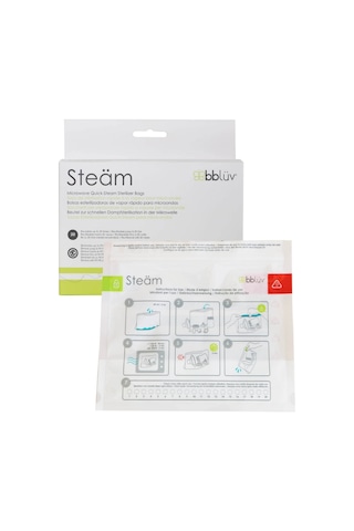 Bblüv Steäm Mikrodalga Sterilizasyon Poşeti