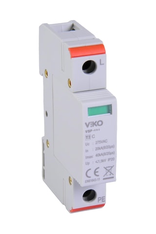 Vsp-1/40/c Modüler Parafadur 40ka 1kutup C Tip
