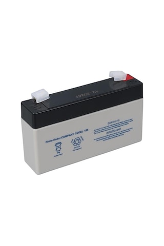 Yokohama Yh-61.3 6 Volt - 1.3 Amper Akü 98x25x52 Mm Çok Renkli