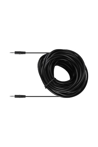 Ximistore9 10 Metre 3.5mm Erkek-erkek Mono Ses Kablosu, Ofc Bakır Çekirdekli, Metal Gövde, Bilgisayar-hifi Hoparlör Bağlantısı, Kaliteli Ses İçin