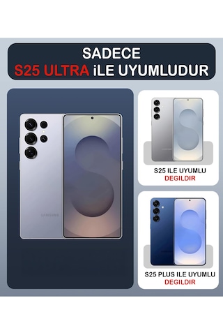 Samsung Uyumlu S25 Ultra Şeffaf Magsafe Kılıf Safe Şeffaf