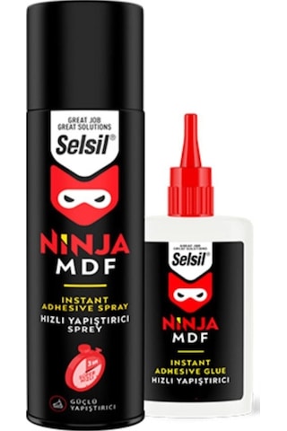 Selsil Ninja Mdf Hızlı Yapıştırıcı 400 ML + 100 G Selsil Ninja Mdf Hızlı Yapıştırıcı 400 ML + 100 G